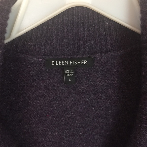 Eileen Fisher Cardigan Sz L - Picture 7 of 8